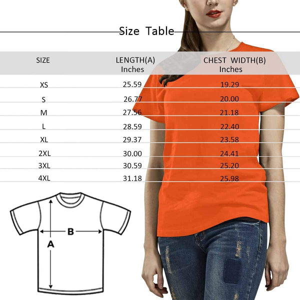 [Hot Sale] 50% Off-Custom Husband Face Heart Shape Shirts Personalized Women's All Over Print T-shirt Gift for Her